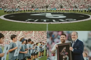 Inter Miami tôn vinh ông hoàng danh hiệu Messi theo cách độc đáo hiếm thấy